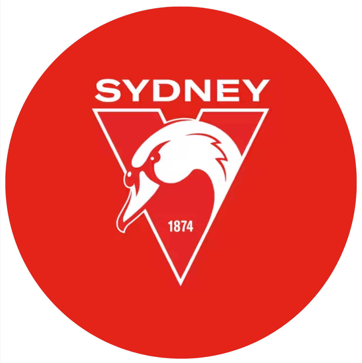 Swans Logo 8 Inch Round Edible Images