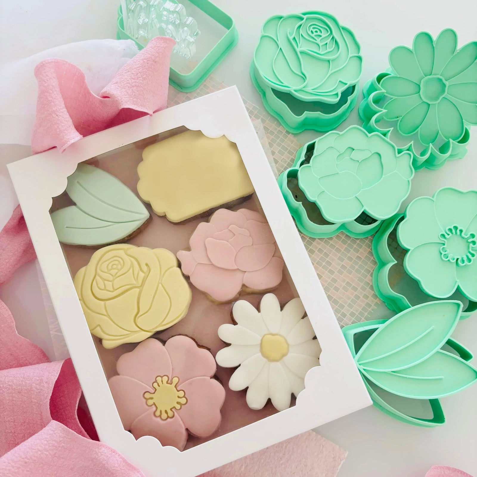 Flowers Bento Minis Cutter Full Set