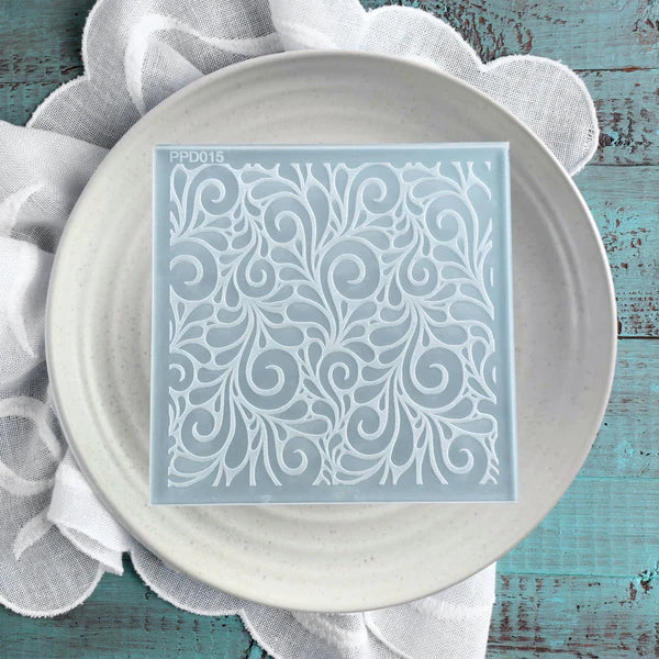 Swirls Pattern Plate