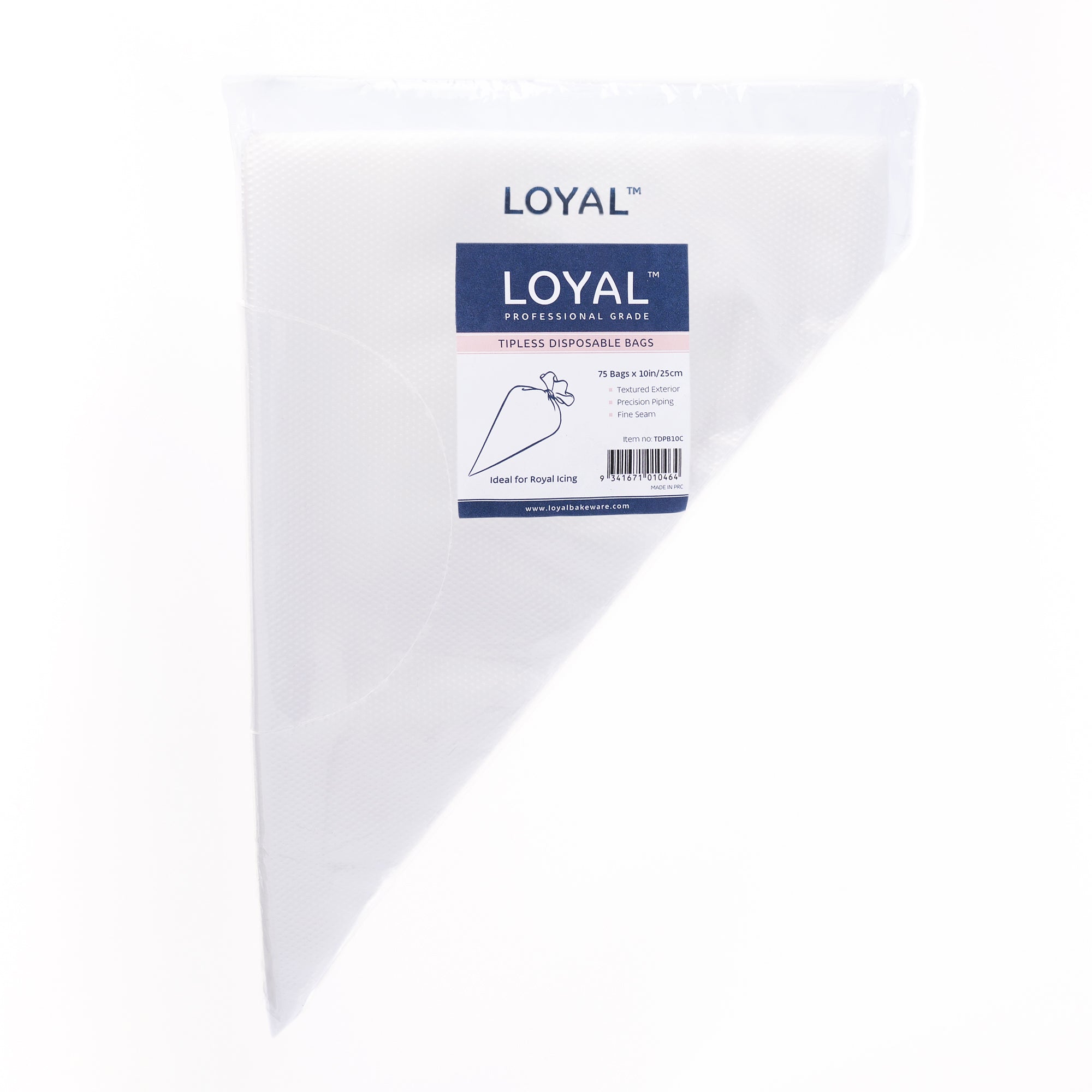 10inch Tipless Disposable Bags 75 pack