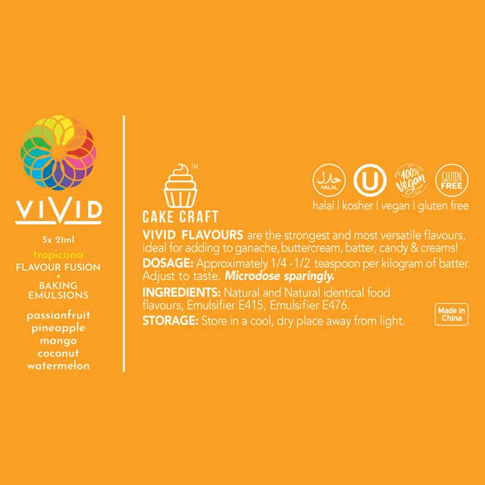VIVID TROPICANA FLAVOUR FUSION 5 PACK