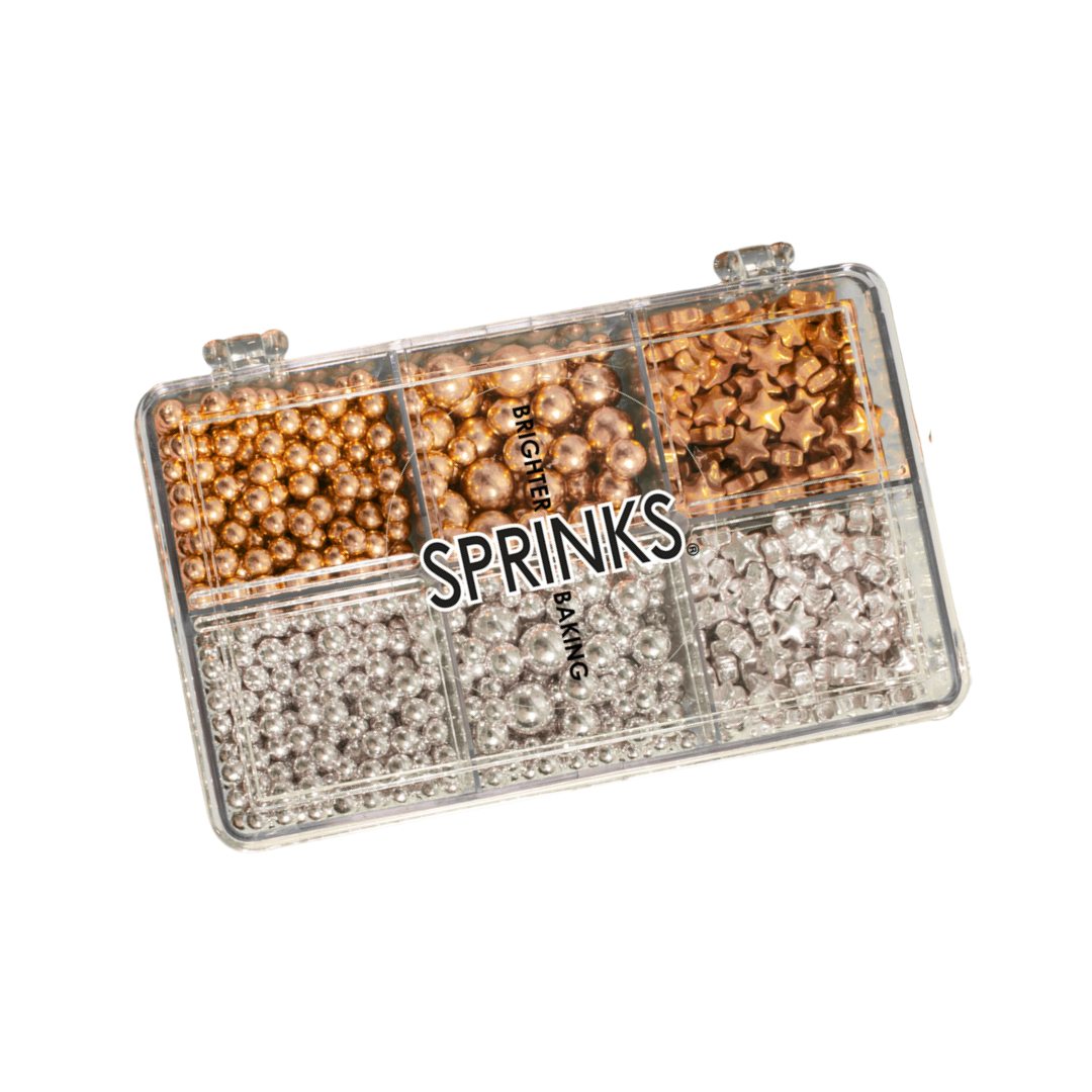 METALLIC CAKE SPRINKLES Favourites Box (95g)