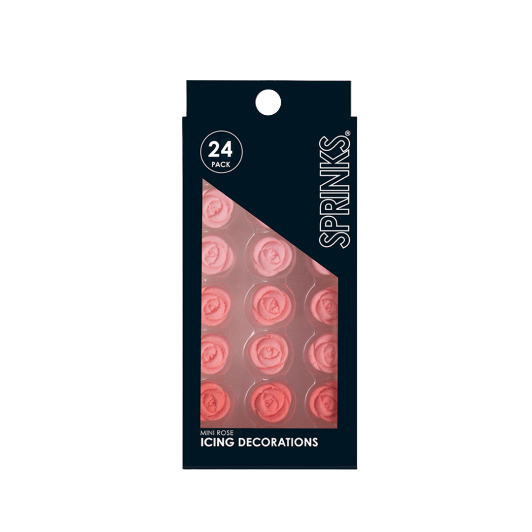SPRINKS Icing Decorations OMBRE MINI ROSES (24 pieces)