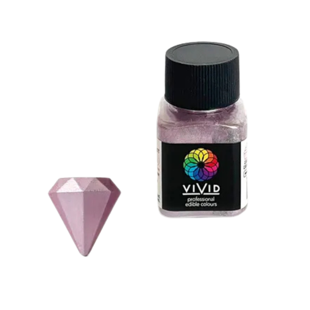 VIVID LILAC EDIBLE METALLIC DUST 10G