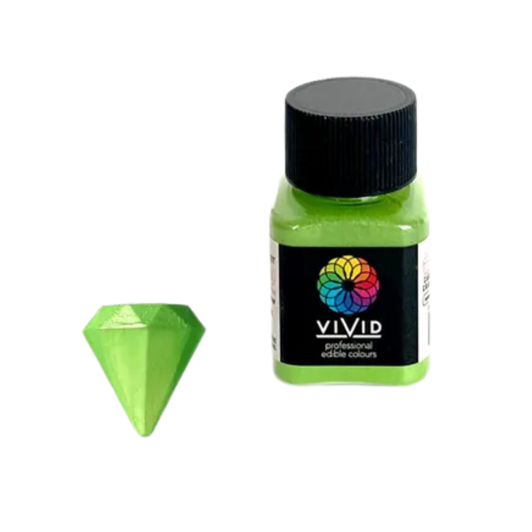 VIVID LEAF GREEN EDIBLE METALLIC DUST 10G