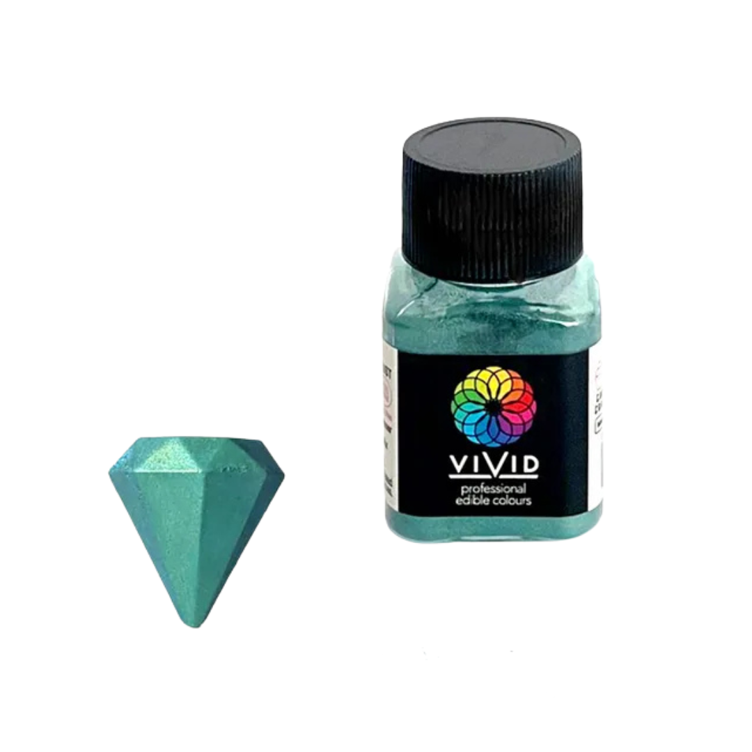VIVID FOREST GREEN EDIBLE METALLIC DUST 10G