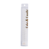 WHITE 20cm FINE SPIRAL Cake Candles (Pkt 16)