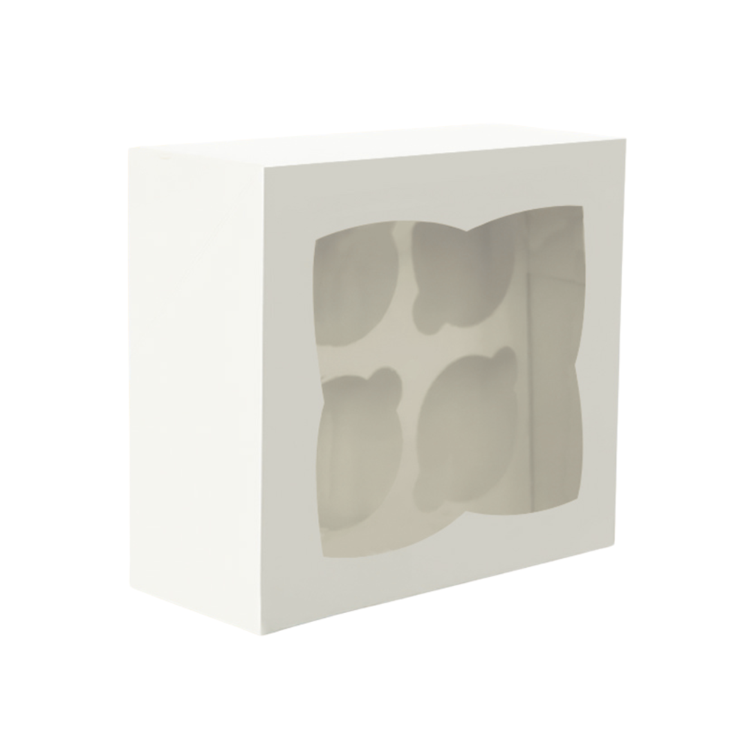 Cupcake Window Box holds 4 (4 inch high)