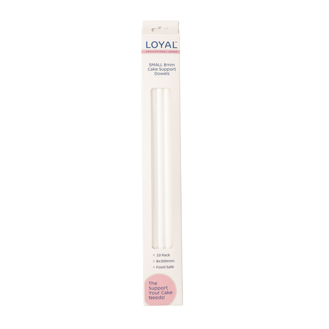 CAKE DOWELS HEAVY DUTY SMALL 8mm 10pce