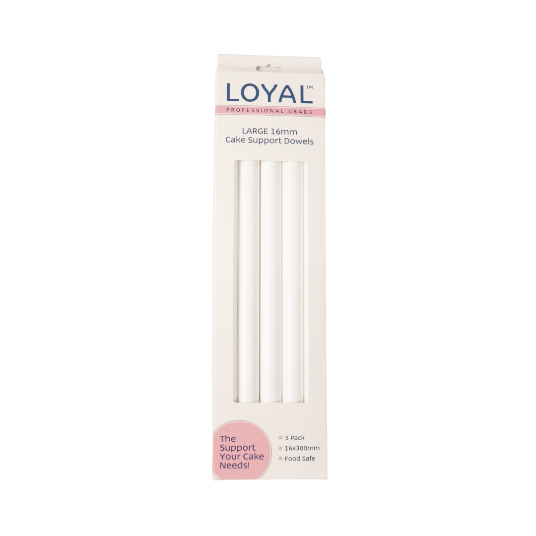 CAKE DOWELS HEAVY DUTY LARGE 16mm 5pce