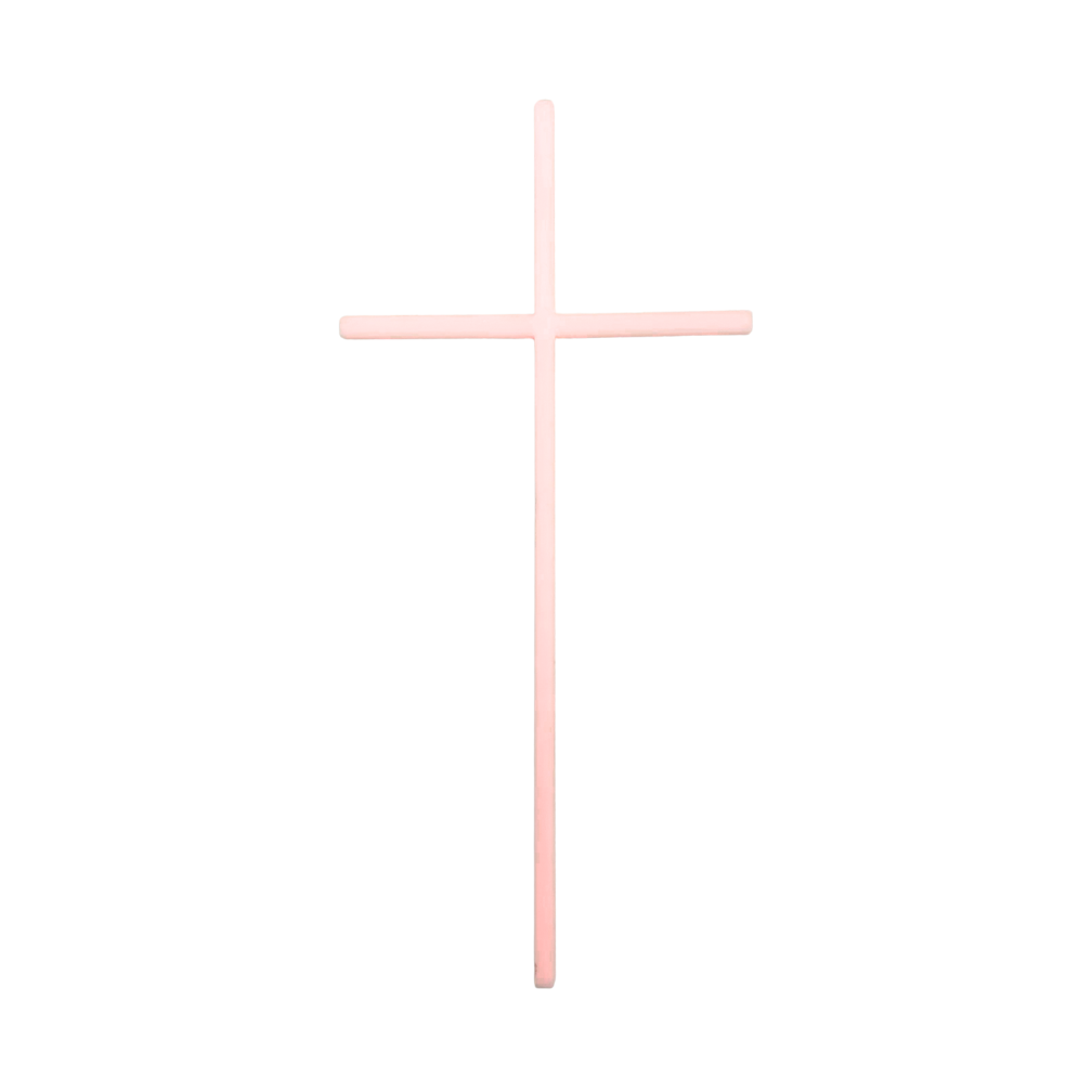 THIN CROSS FROPPER- PINK