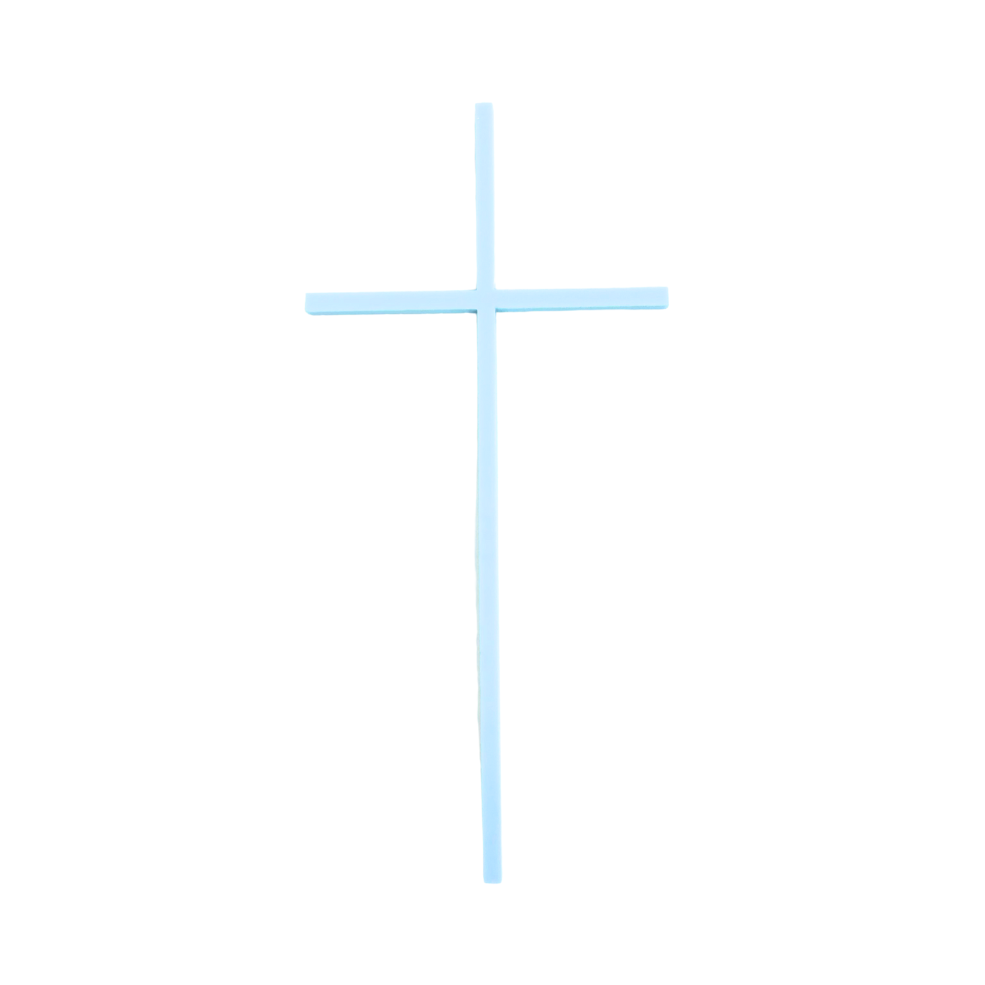 THIN CROSS FROPPER- BLUE