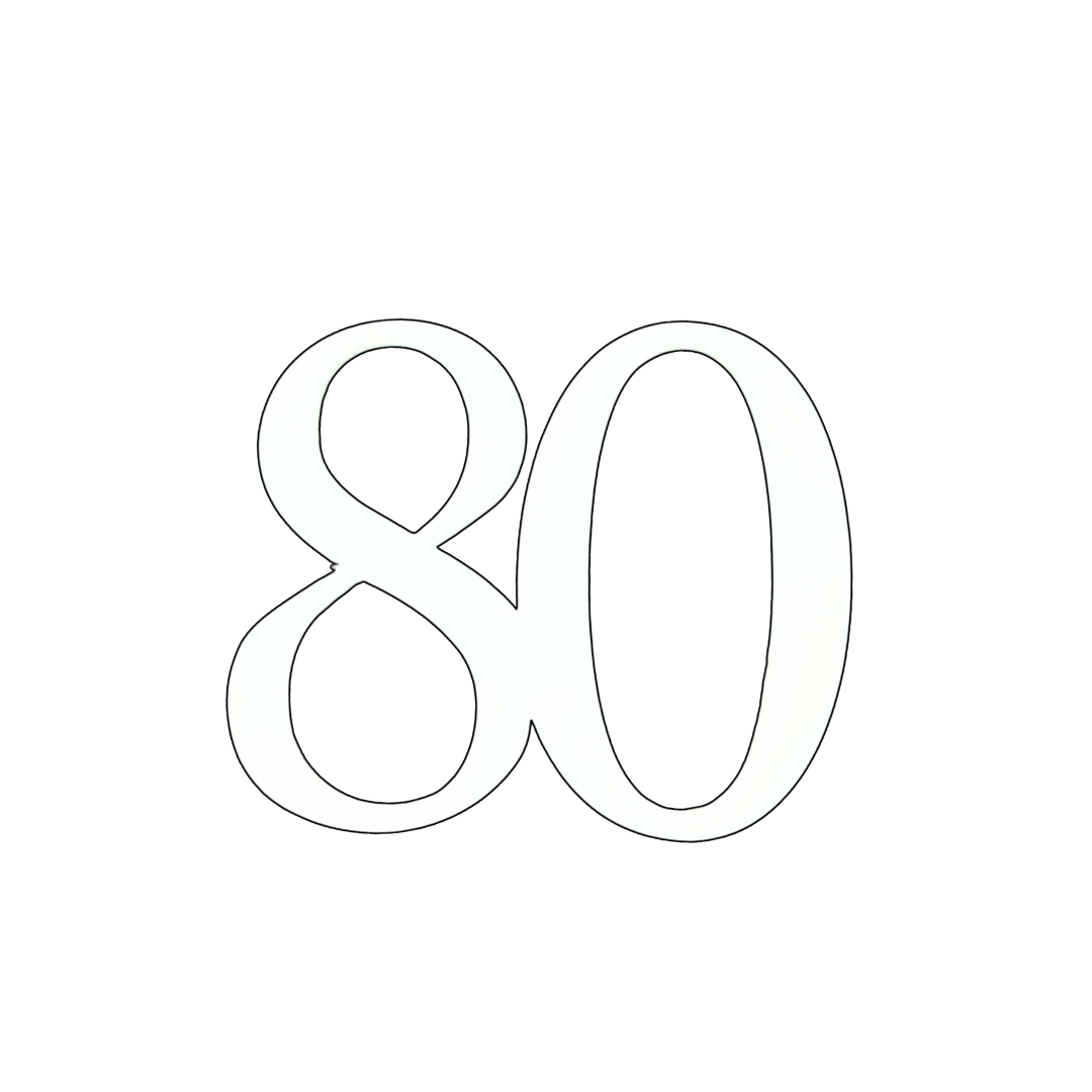 80 White 10cm Acrylic Cake Fropper