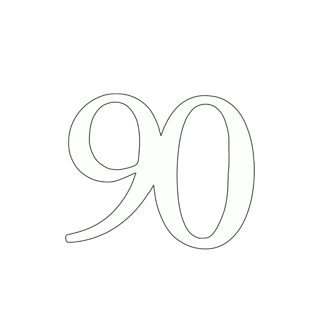 90 WHITE 10CM ACRYLIC CAKE FROPPER