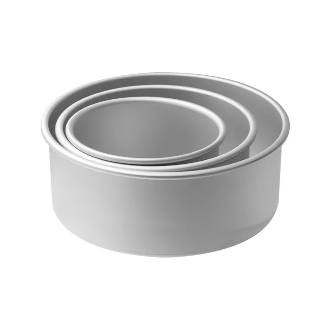 Round Set Of 3 Pro Deep Cake Pans