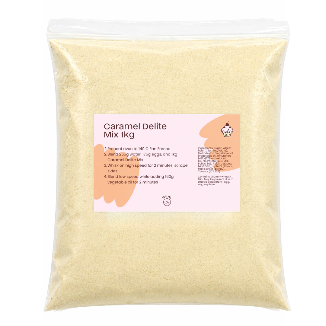 Caramel Delite Cake Mix 1kg