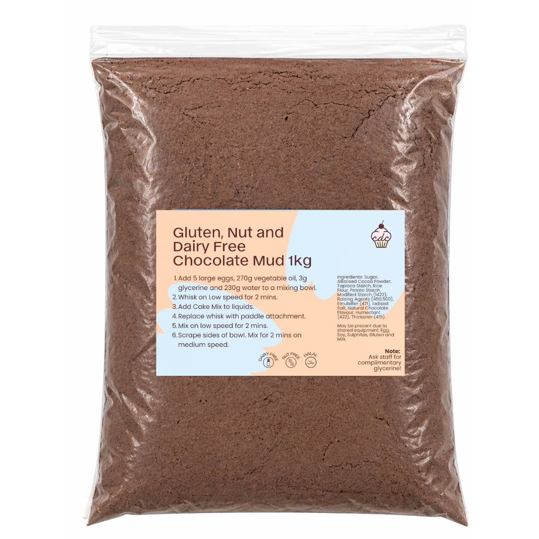 Gluten, Nut, Dairy Free Chocolate Mud Mix 1kg
