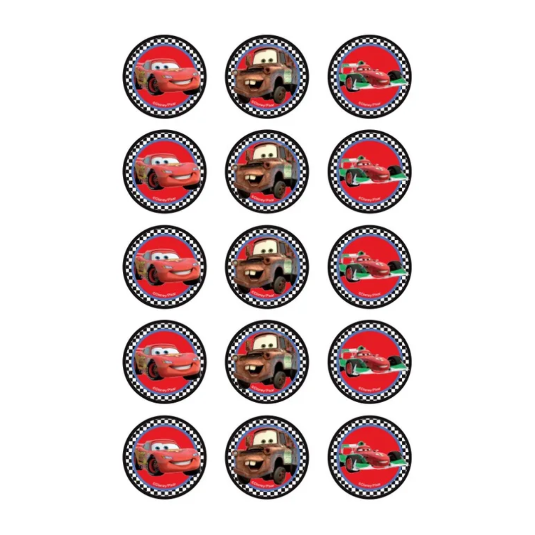 Cars 5cm Images 15 Per Sheet