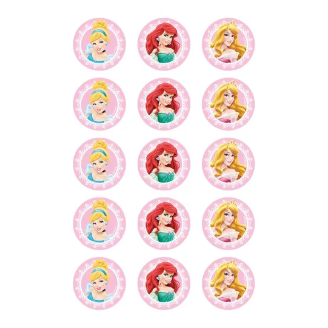 3 Design Princess 5cm Imager 15 Per Sheet