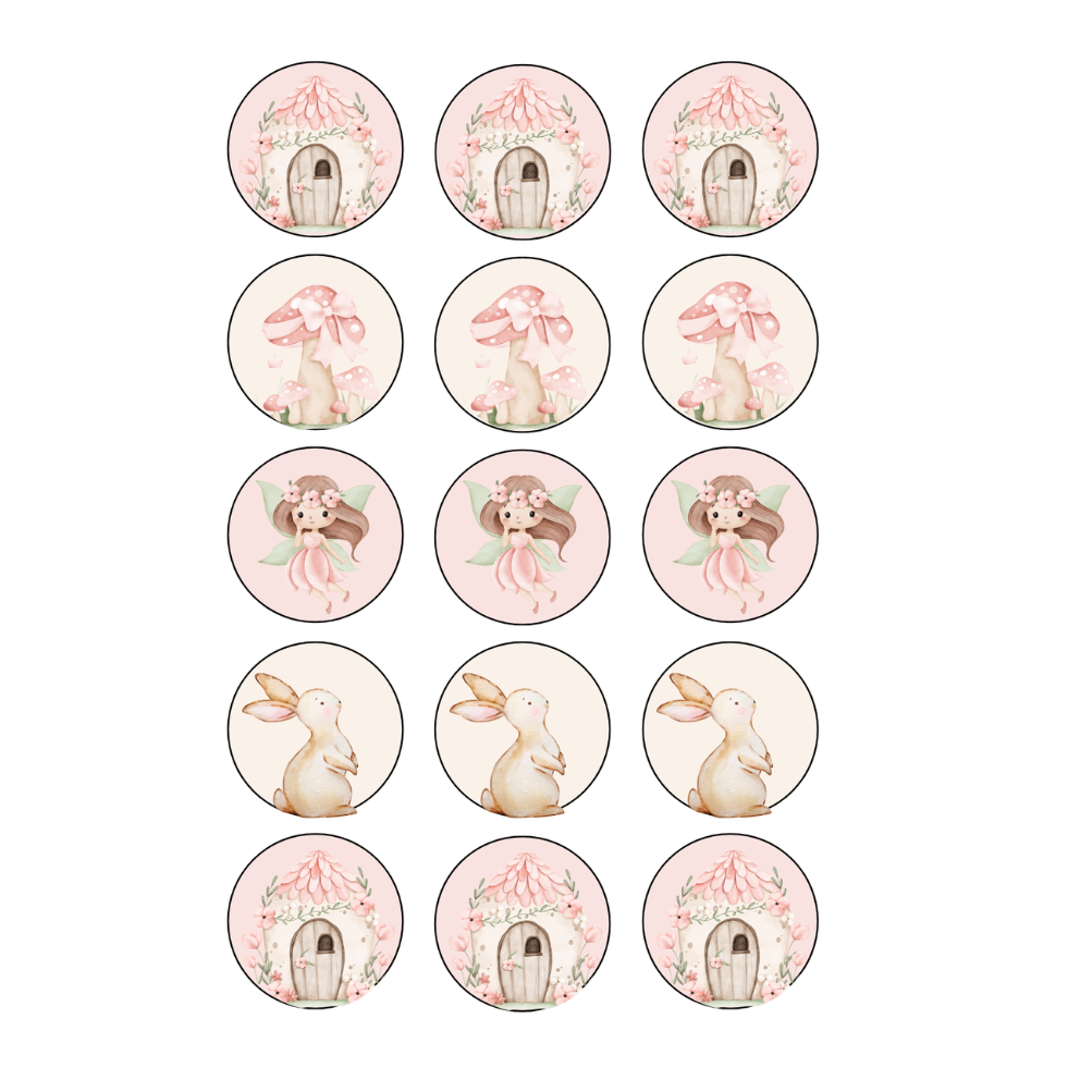 Fairytale Cupcake Edible Images