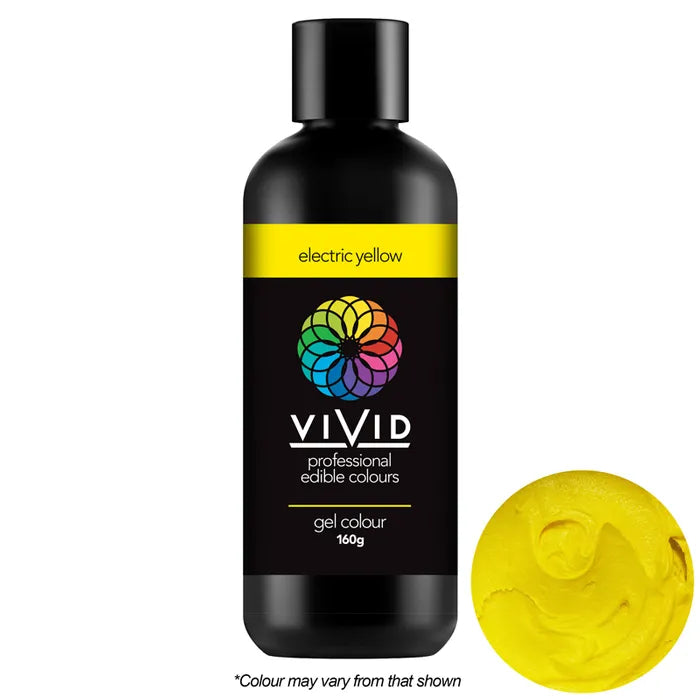 VIVID ELECTRIC YELLOW GEL COLOUR 160g