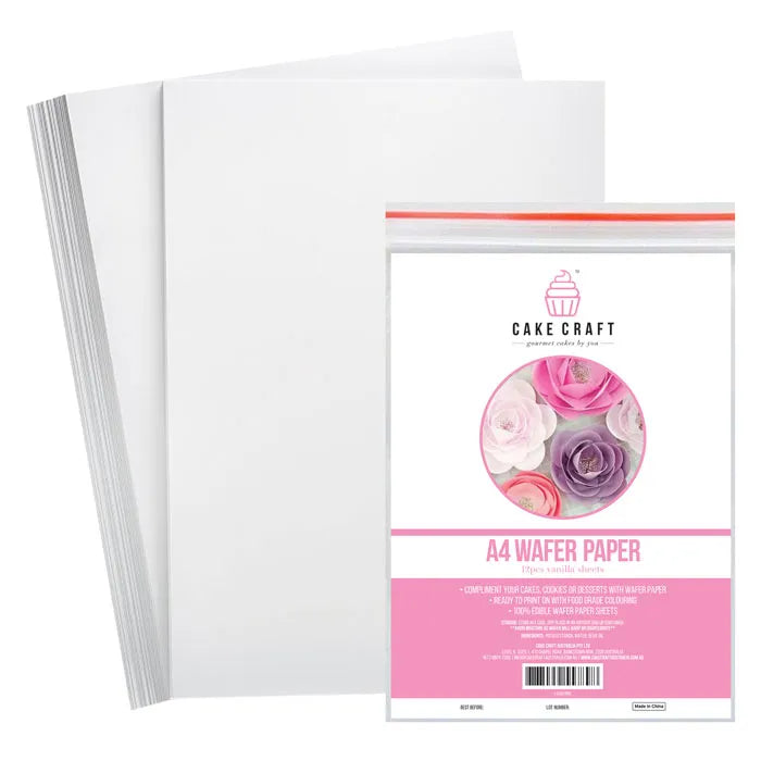 A4 WAFER PAPER CARD 12 PK