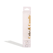 Pearl White 12cm Candles 12 Pack
