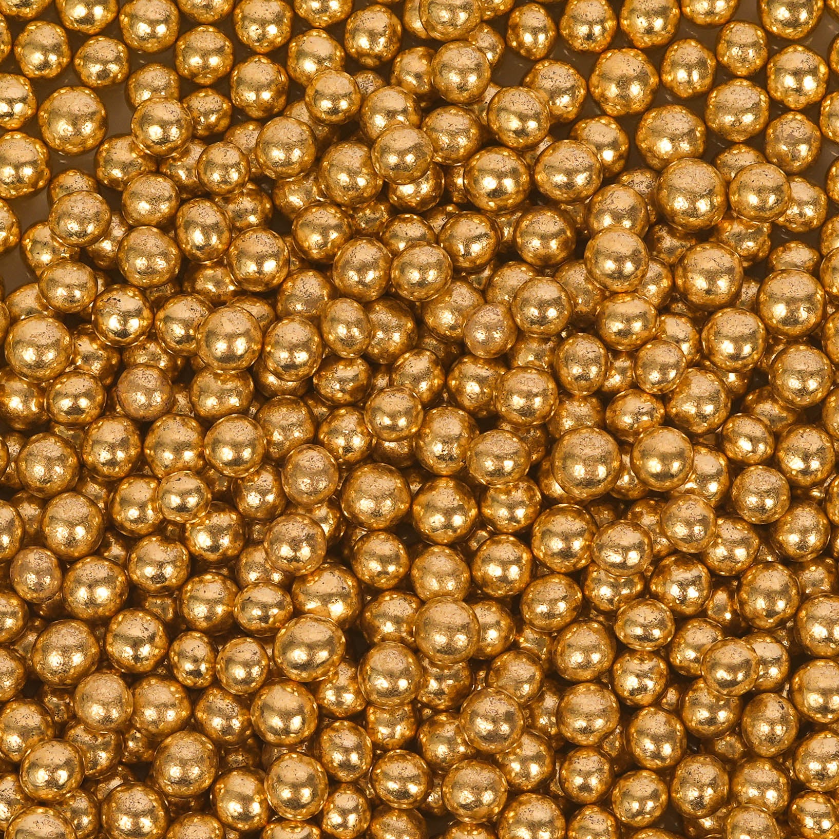 Crunchy Cachous 4mm Gold 75g
