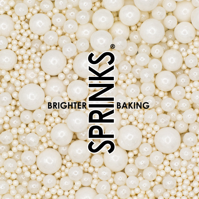 Bubble Bubble Pearl White Sprinkles 500g