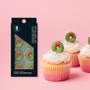 Sprinkle Wreaths Icing Decorations 9 pieces