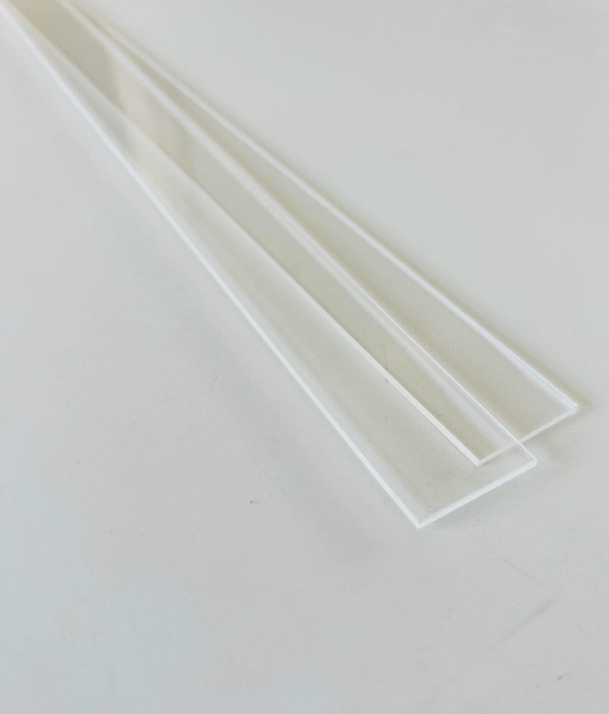 Acrylic Rolling Guides - 2mm (60cm)