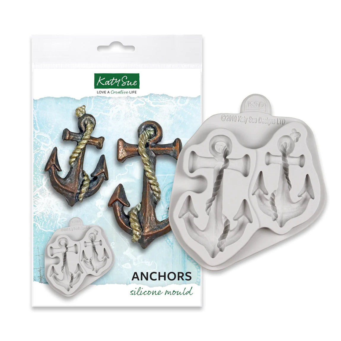 Katy Sue Anchors Silicone Mould
