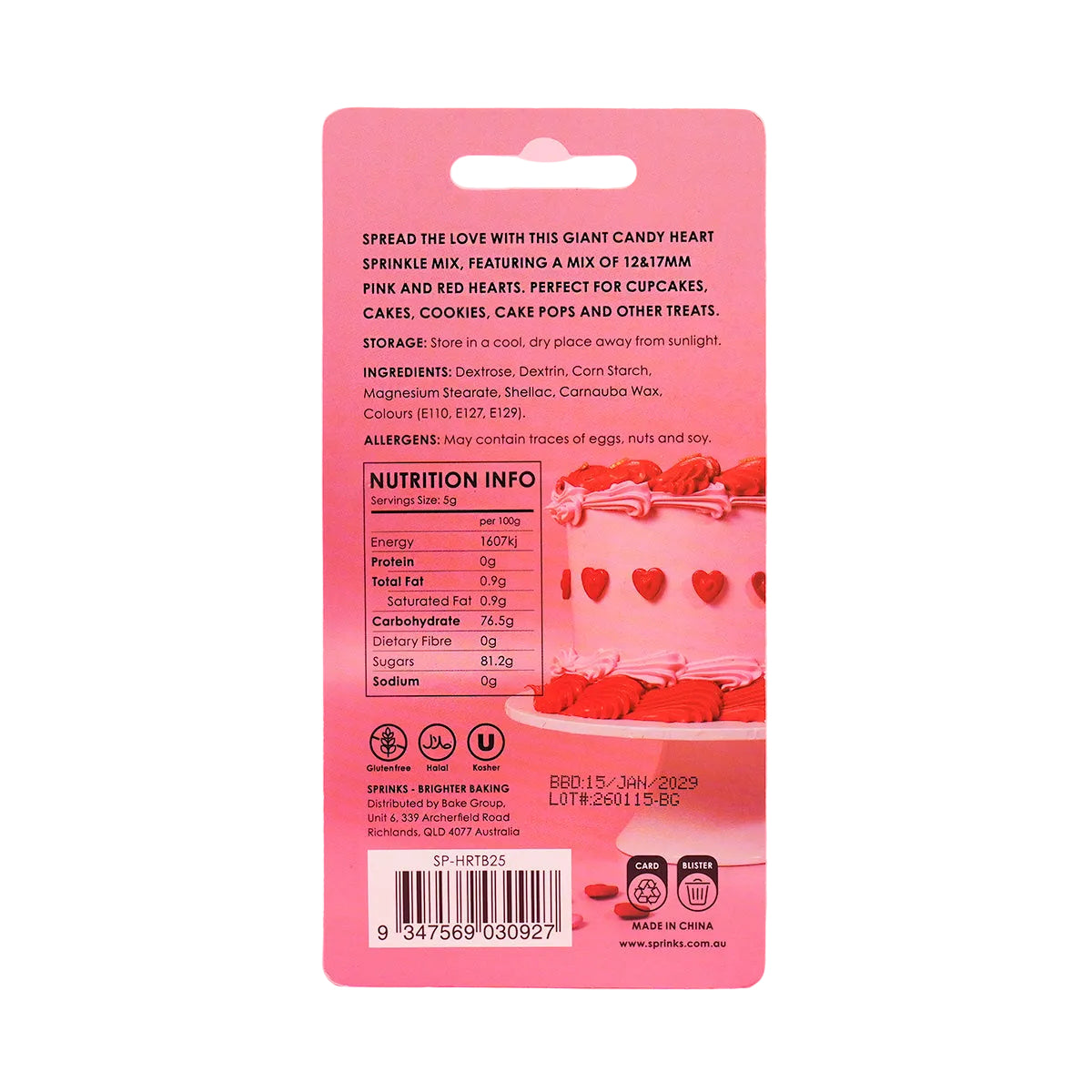 Heart Throb Mix Toppers (25g)