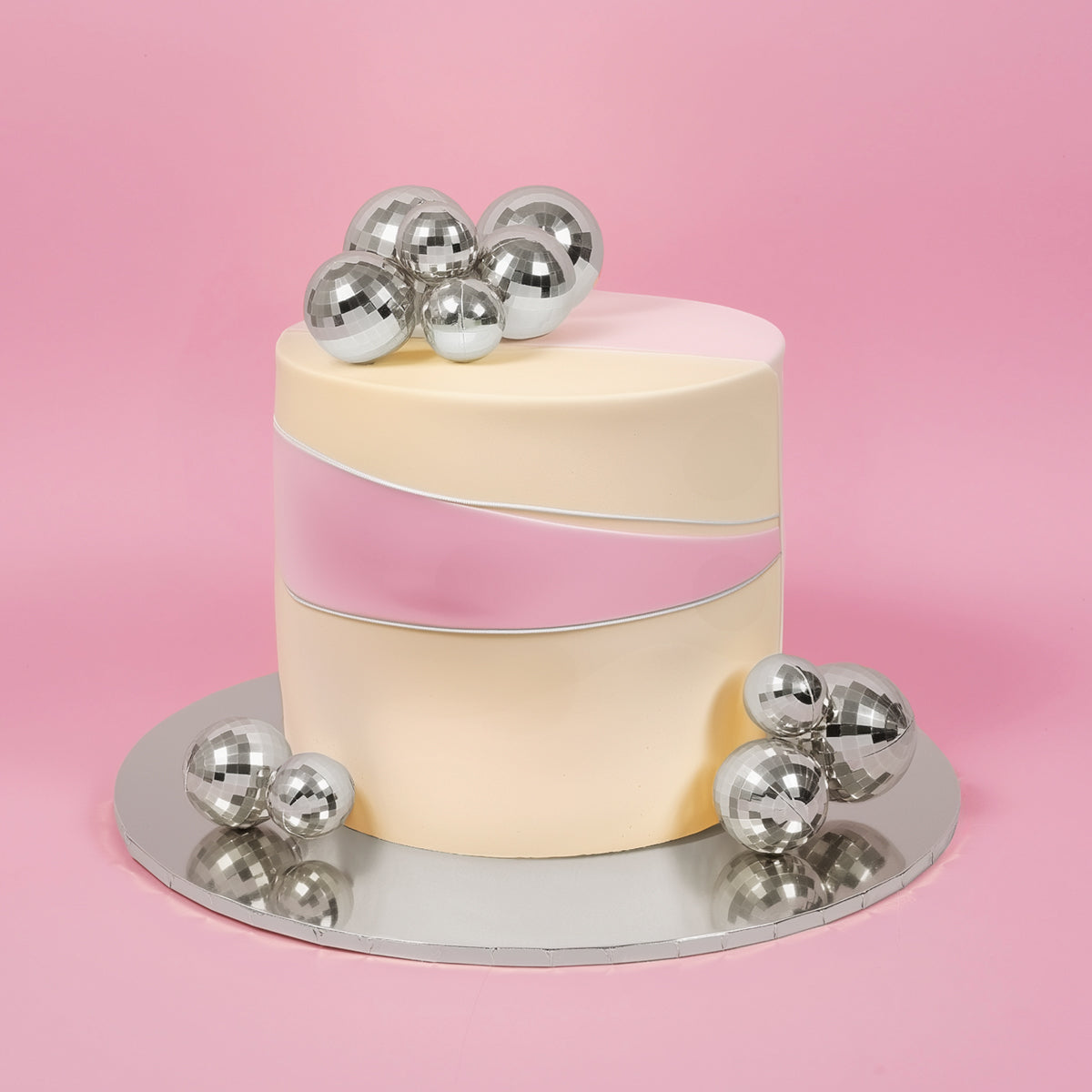 Disco Balls Silver 12pce