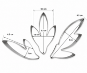 Peony Leaf Cutter Set