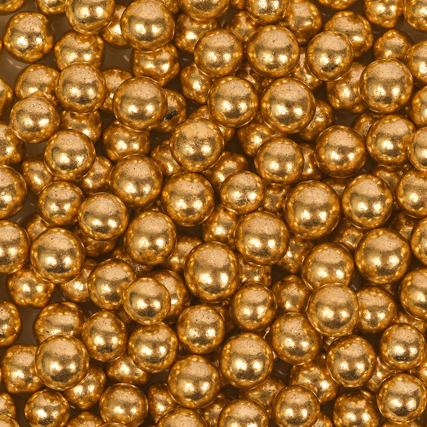 Crunchy Cachous 6mm Gold 75g