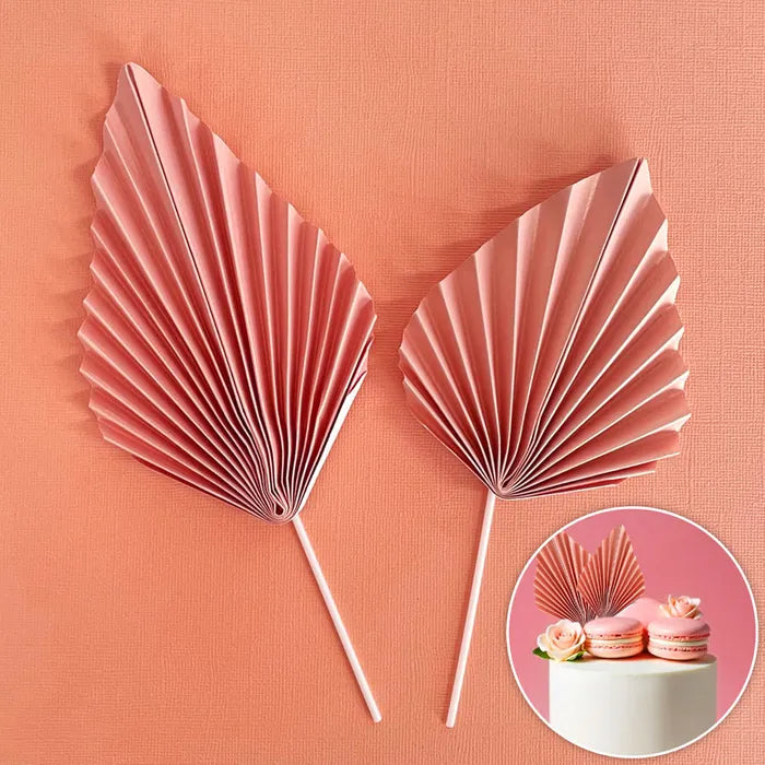 Baby Pink Fan Topper Set 2 Piece