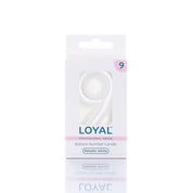 No 9 White Metallic Balloon Candle