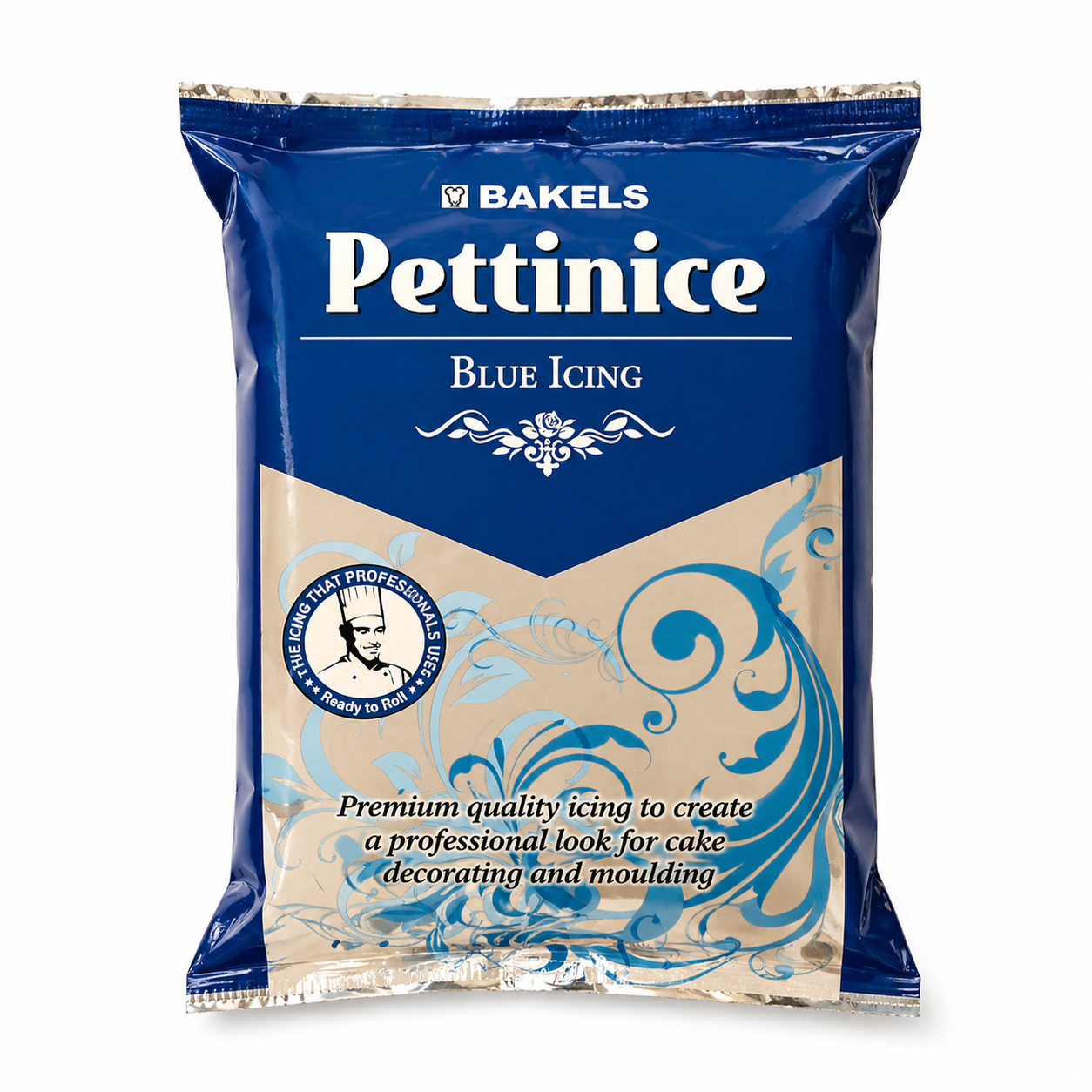 Bakels Blue Fondant icing 750g