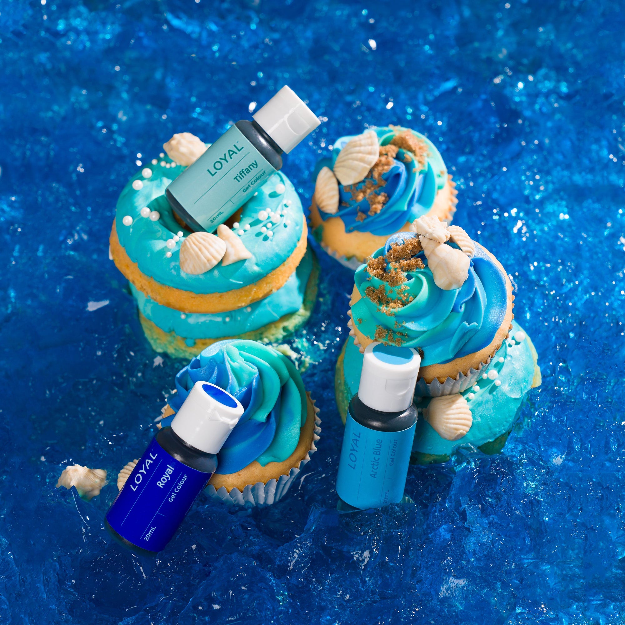 LOYAL BLUE LAGOON 3 x GEL COLOUR PACK