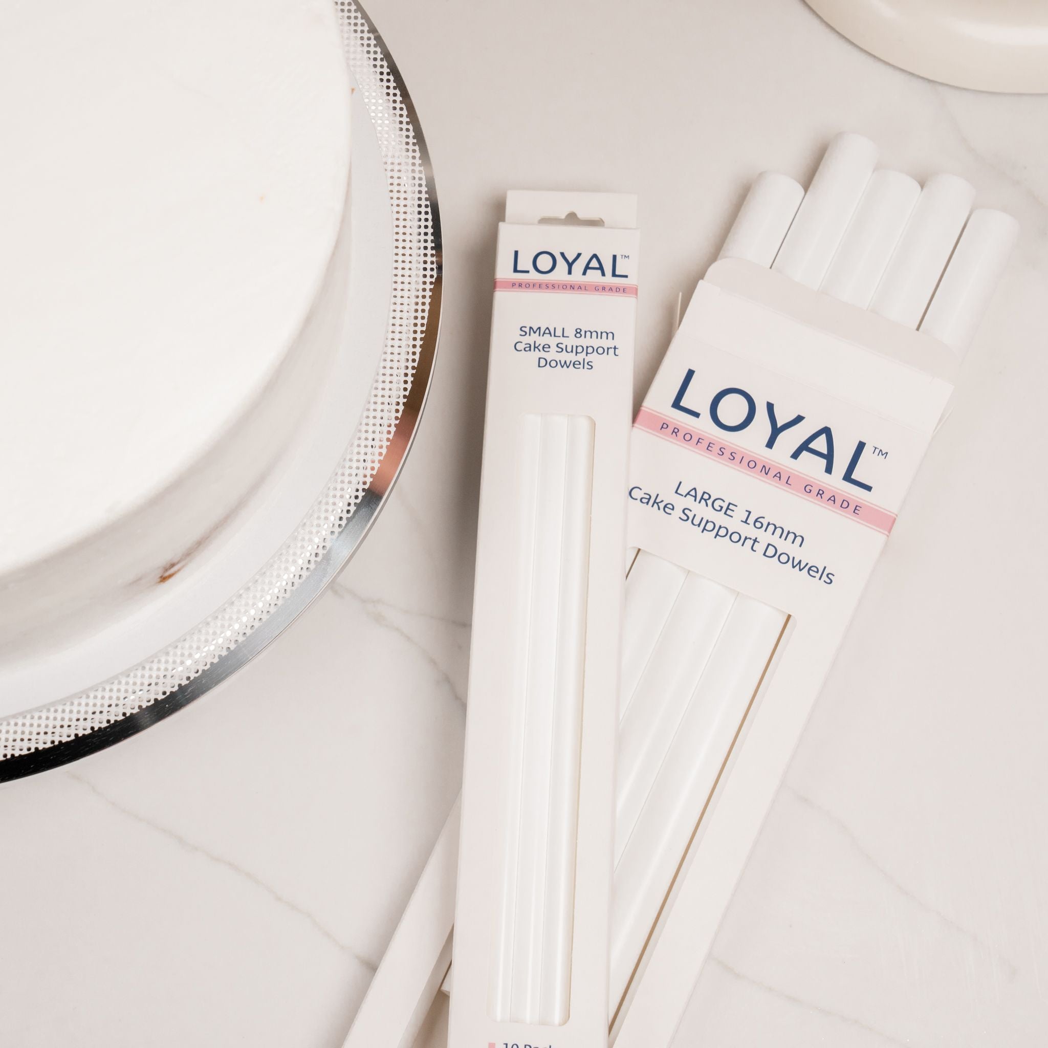 Cake Dowels Heavy Duty Small 8mm 10pce