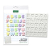 Katy Sue Button Alphabet Silicone Mould