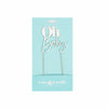 OH Baby Silver Metal Cake Topper