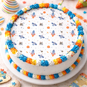 Space Pattern Edible Image Template