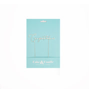 Congratulations Silver Metal Cake Topper