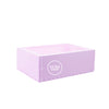 SCALLOPED 12 CUPCAKE BOX - 5 INCH TALL - PASTEL LILAC