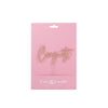 CONGRATS GOLD + OPAQUE Layered Cake Topper
