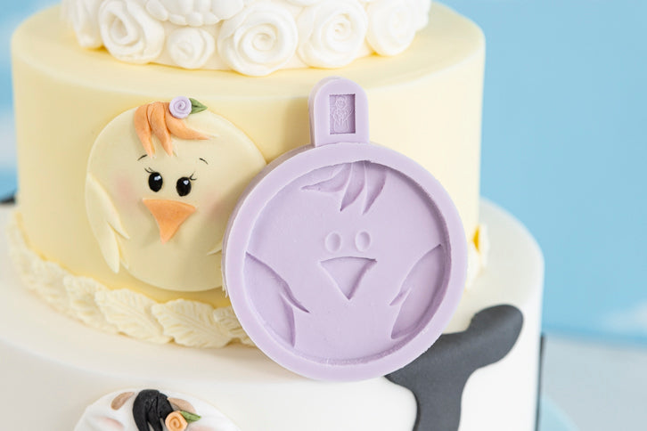 Farm Faces Chick Mould