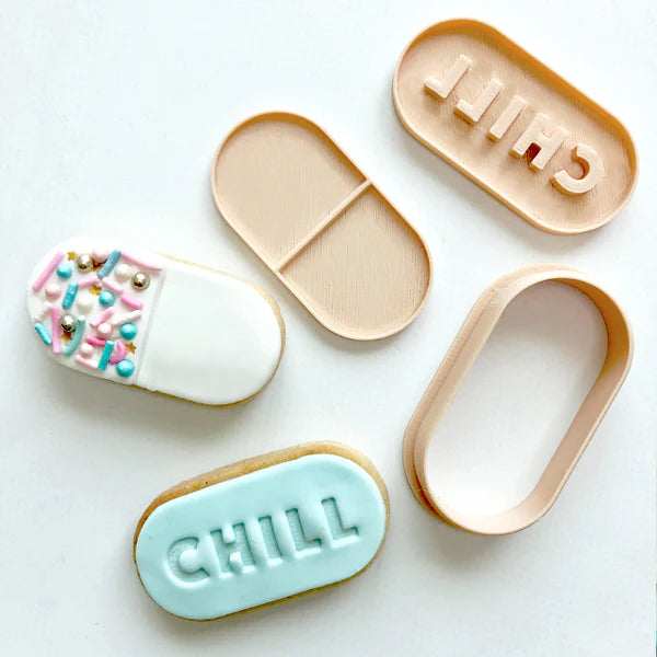Chill Pill Cutter and Embosser Set