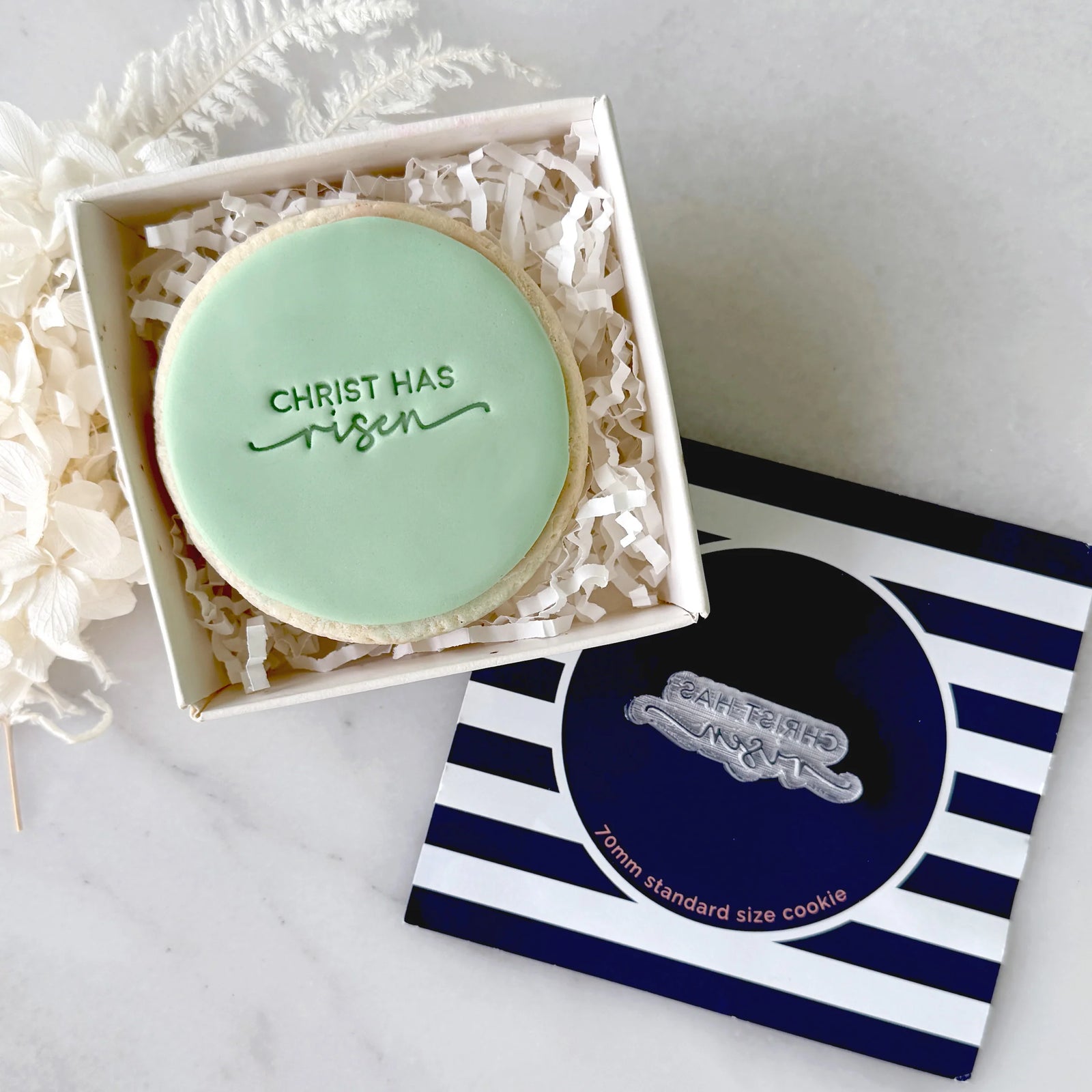 Christ is Risen Tiny Text Stamp